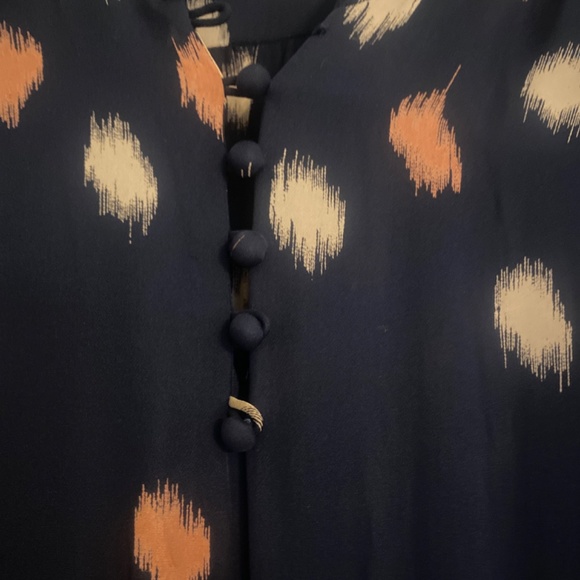 Parker Blue & Polkadot Dress - Picture 2 of 4